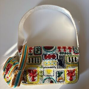 Lobster Sardine Nautical Summer Shoulder Bag Handcrafted In India
